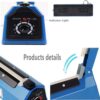 200mm Hand Impulse Heat Sealer Plastic Bag Film Food Sealing Packing Machine - Image 2