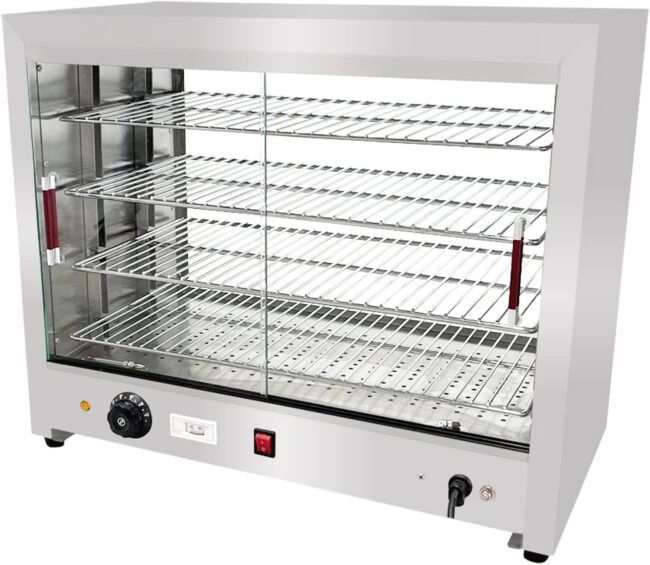 Countertop Commercial Hot Display Case Pie Warmer shelves