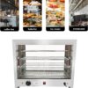 Countertop Commercial Hot Display Case Pie Warmer shelves