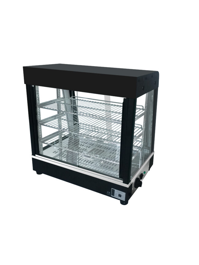 Heated Chicken Warmer Cabinet Front And Back Door Design