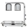 Electric Chip Scuttle Dump Kitchen Buffet Food Warmer with 2 Heating Bulbs - Image 7