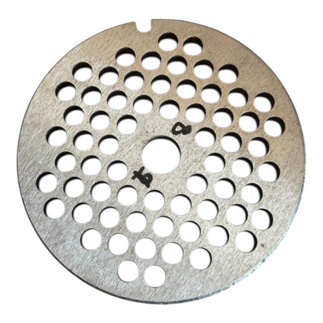 Meat Mincer Replacement Hole Plate size 8 mm