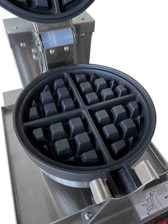 Double Electric Rotary Waffle Machine