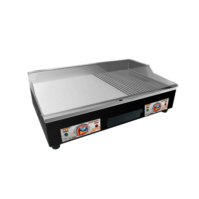 Commercial Electric Half Grooved Half Flat Griddle