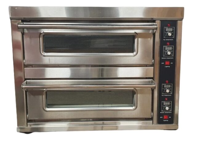 Commercial Electric Pizza Oven 2 Deck Single Phase