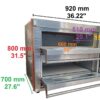 Commercial Electric Pizza Oven 2 Deck Single Phase - Image 6
